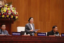老挝第九届国会第一次会议在万象开幕