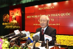 越共中央总书记阮富仲出席第73次全国公安会议