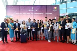 中国台湾飞往岘港市又一条直达航线正式开通