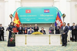 越南和柬埔寨发表联合声明