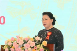 阮氏金银出席司法部门爱国竞赛大会