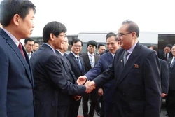 朝鲜劳动党高级代表团访问海阳省