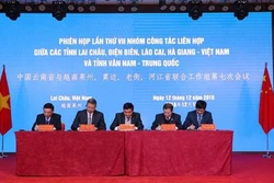越南边境地区4省与中国云南省加强友好合作关系