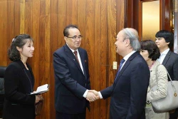 越共中央宣教部副部长武文方对朝鲜进行访问 