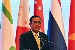 泰国总理巴育·占奥差就第34届东盟峰会所取得结果举行新闻发布会