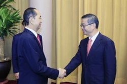 越南国家主席陈大光会见中国最高人民法院院长周强