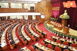 越共十二届八中全会成全部议程胜利闭幕