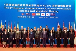 越南出席在中国举行的RCEP部长级会议