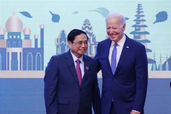 越南政府总理范明政会见美国总统乔·拜登
