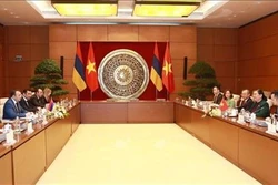 国会副主席丛氏放与亚美尼亚国民议会副议长举行会谈