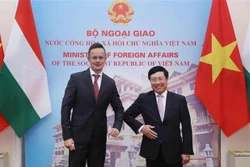 越南与匈牙利两国外长举行会谈