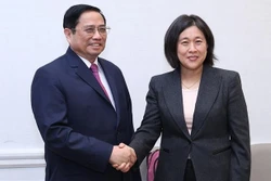 政府总理范明政会见美国贸易代表凯瑟琳·泰