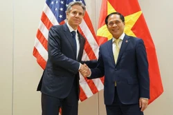 越南外交部长裴青山与美国国务卿和日本外务大臣举行会晤