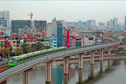 河内城市铁路吉灵-河东线项目正式落成