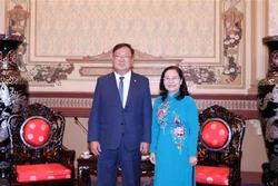 胡志明市人民议会与韩国各地方促进合作关系