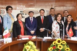 墨西哥众议员对外委员会主席再次当选墨越友好议员小组主席