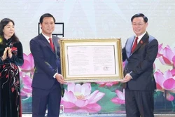 越南国会主席王廷惠出席黎光道同志诞辰100周年纪念典礼