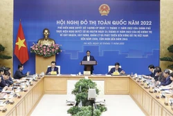 范明政总理主持召开2022年越南全国城市工作会议