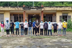 违法入境越南的15名中国人被抓并进行医学隔离
