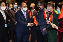 阮春福抵达纽约开始出席第76届联合国大会一般性辩论议程