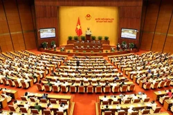 越南第十五届国会第一次会议选举国家主席和政府总理