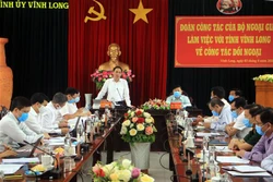 外交部副部长黎怀忠：愿为永隆省寻找潜在的外国合作伙伴提供支持