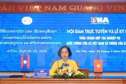越老两国通讯社加强有关越老友谊的宣传合作
