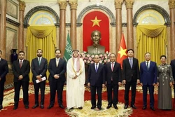越南国家主席阮春福接受新任驻越大使递交的国书