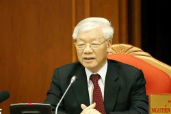 越共十二届中央委员会第十次会议闭幕