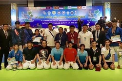 越南队在2019年第6届克拉术亚洲青年锦标赛成果丰硕