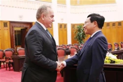 越南政府副总理范平明会见美国企业代表团