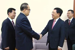 越南政府副总理兼外长范平明对朝鲜进行正式访问