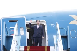 越南国会主席王廷惠启程出席第五届世界国会主席会议