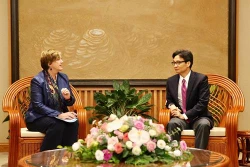 越南政府副总理武德儋会见联合国儿童基金会驻越首席代表