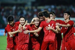 越南U23球队与缅甸U23球队国际足球友谊赛:越南2:0取胜缅甸