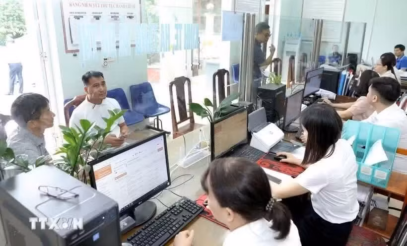 资料图：富寿省永福乡公共行政服务中心。图自越通社