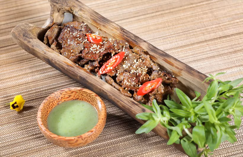 竹筒烤牛肉