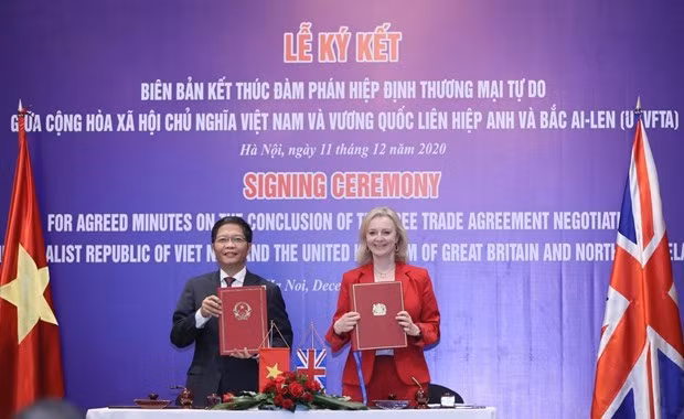越南与英国自由贸易协定将于12月31日23时正式生效