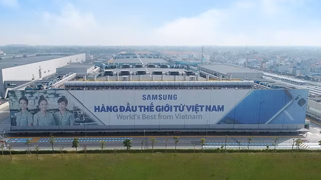 越南仍是三星的全球制造基地