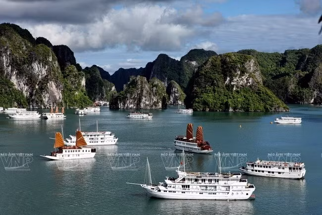 乘坐游艇体验一场别开生面的下龙湾之旅
