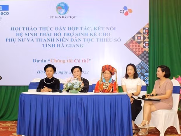 加强对河江省少数民族妇女和青年的生计支持