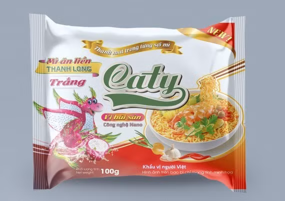 用火龙果来制作方便面