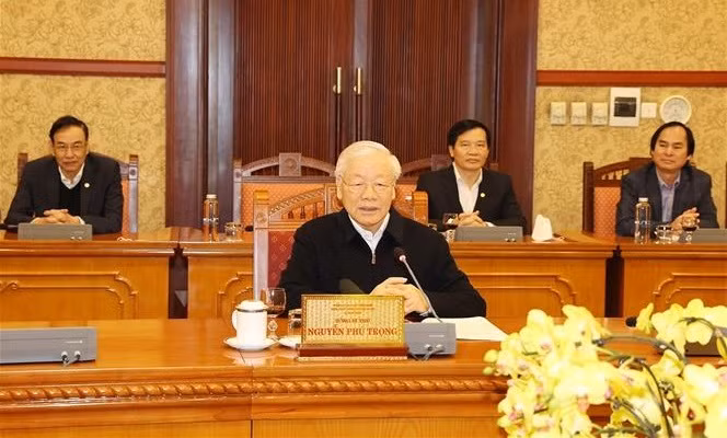 阮富仲总书记主持召开中央书记处会议评估2022年壬寅春节组织工作
