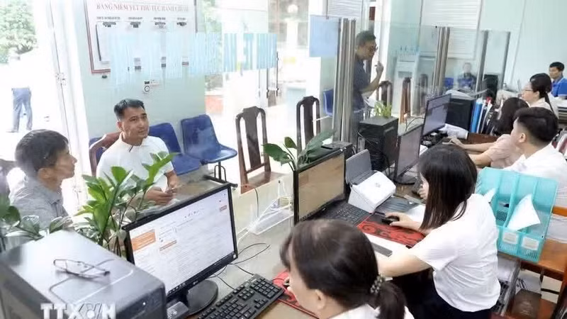 资料图：富寿省永福乡公共行政服务中心。图自越通社
