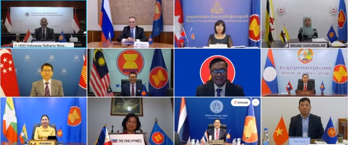 第十七次东盟—俄罗斯高官会以线上会议方式召开 ảnh 1