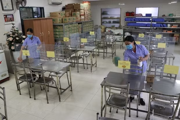 海阳省企业既要防控疫情又要恢复运营 ảnh 2
