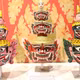 多乐省博物馆展出的面具。图自越通社
