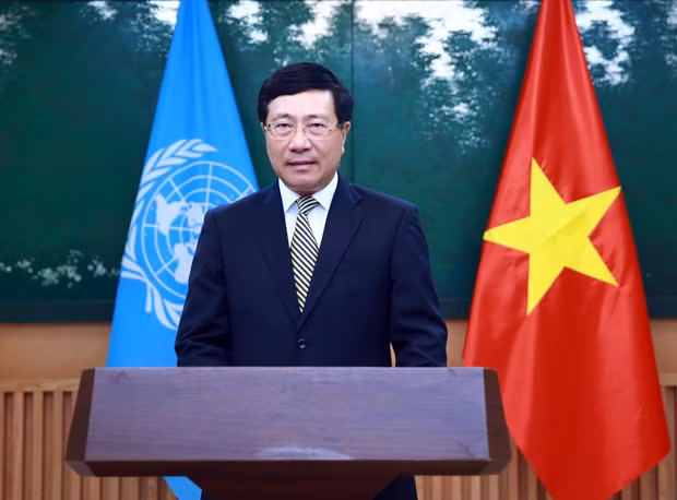 范平明副总理在联合国亚太经社会第77届年会上通过视频发表讲话 ảnh 1
