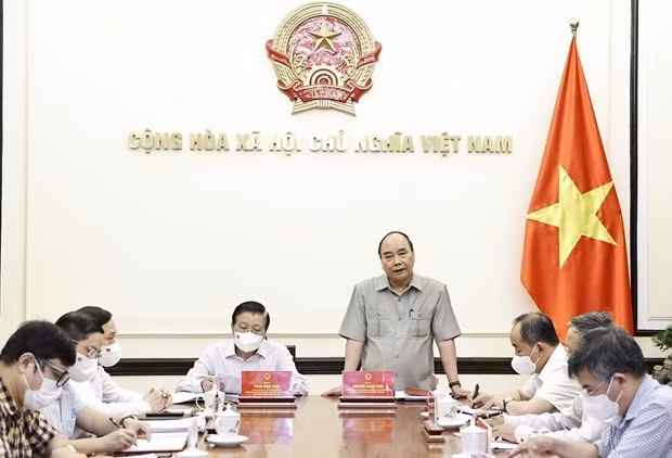 国家主席阮春福主持召开中央司法改革指导委员会运作模式完善会议 ảnh 1
