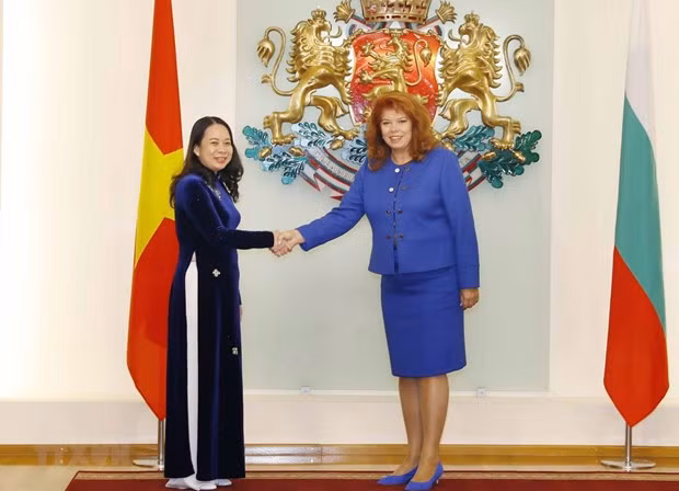 越南国家副主席武氏映春对保加利亚进行正式访问 ảnh 1